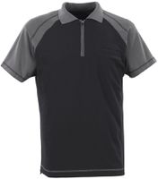 Bianco Polo Shirt schw./anthrazit Gr.2XL - 60% Baumwolle / 40% Polyester Zweifarbig