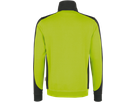 Zip-Sweatsh. Contr. Perf. 4XL kiwi/anth. - 50% Baumwolle, 50% Polyester, 300 g/m²