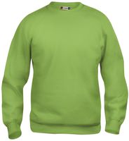 CLIQUE BASIC Pullover hellgrün Gr. 2XL - 80% Polyest. 20% Baumw. 300 g/m2