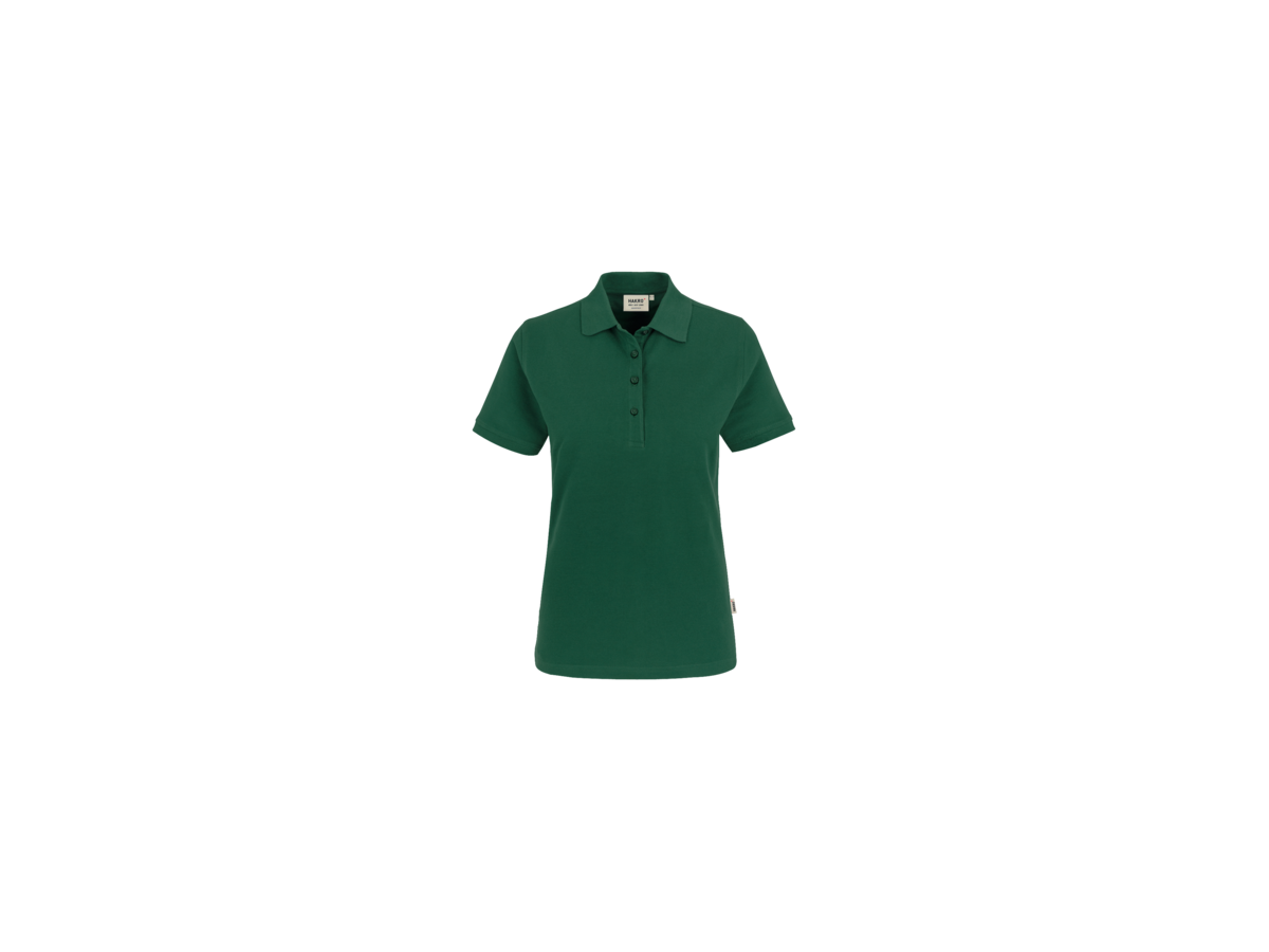 Damen-Poloshirt Classic Gr. L, tanne - 100% Baumwolle
