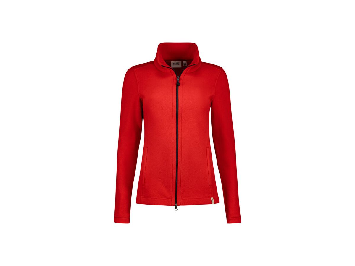 Damen-Fleecejacke Gr. L, rot - 100% Polyester, ECO