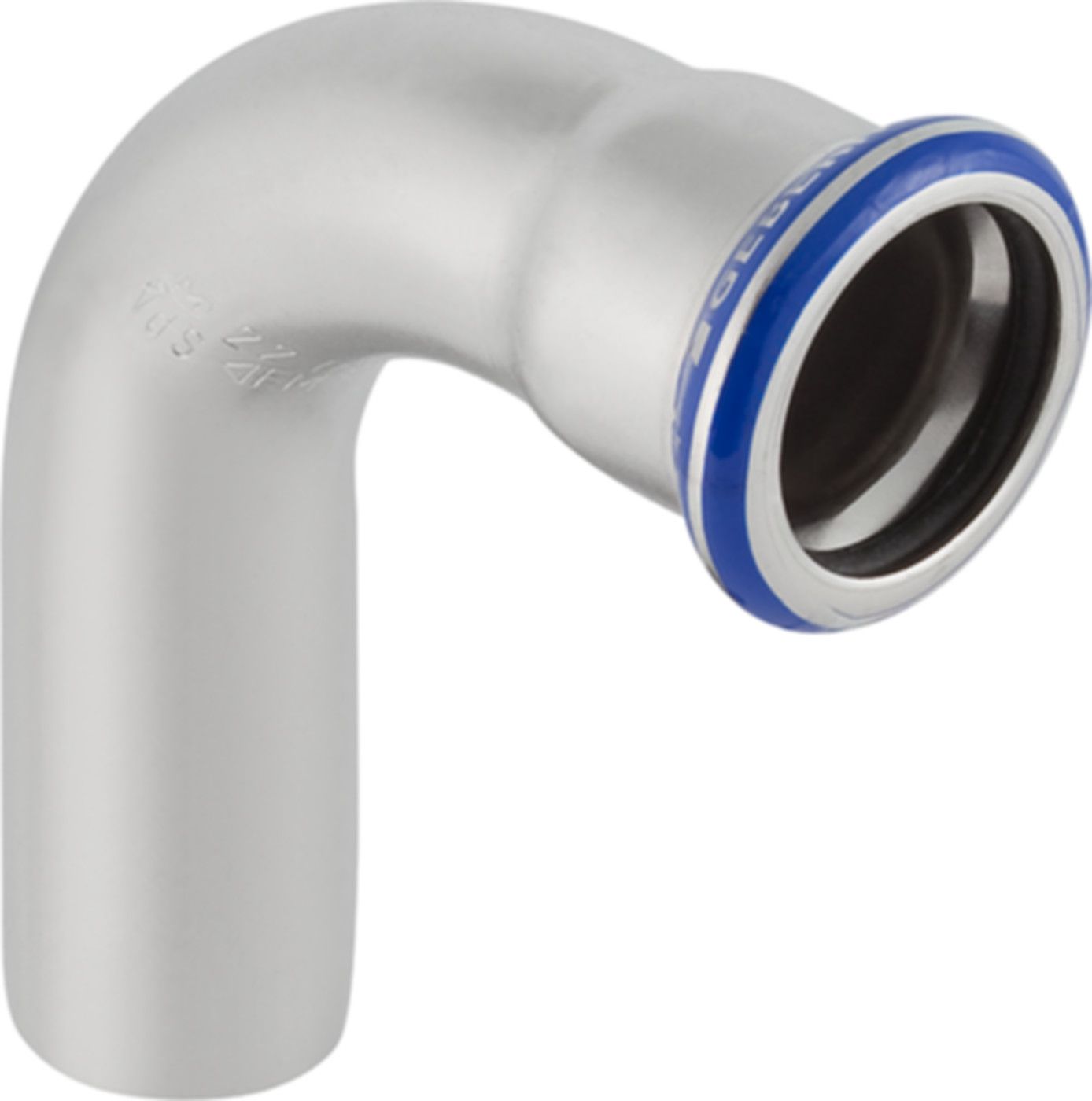 Mapress Edelstahl Bogen 90° mit Steckend