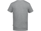 V-Shirt Stretch Gr. L, grau meliert - 80% Baumw. 15% Visk. 5% Elast. 170 g/m²