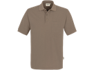 Pocket-Poloshirt Perf. Gr. XS, nougat - 50% Baumwolle, 50% Polyester