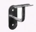 Wandhalter 90° fest m. Ovalpl. Wst.4301 - 100x40x4,0 Bügel Ø 12mm Wandabstand 70MR