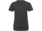 Damen-V-Shirt Classic Gr. S, anthrazit - 100% Baumwolle