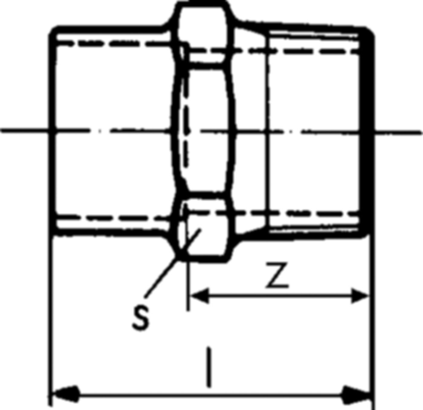 Übergangsstück Nr. 7271, AG - Lötfittings