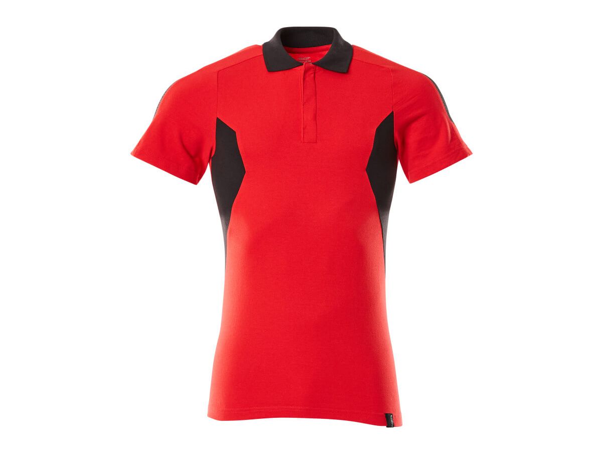 Poloshirt Modern Fit Gr. 2XL ONE - verkehrsrot/schwarz, 60% CO/40% PES