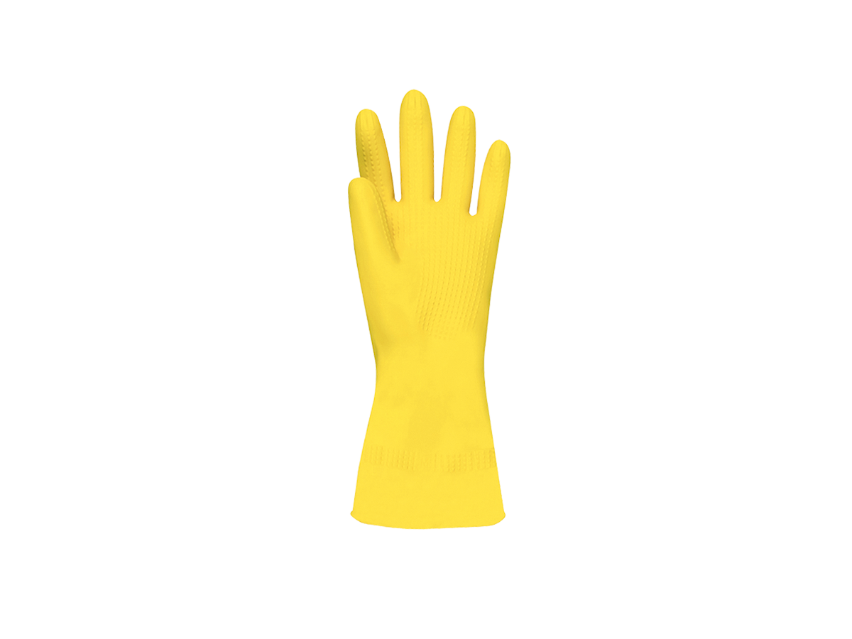 Schutzhandschuhe MARIGOLD aus Naturlatex - gelb,Männergrösse XL/10½ Beutel zu 1Paar