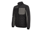 ENTIRE Steppjacke Gr. XL - Schwarz/Anthrazit Grau
