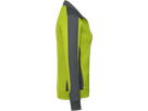 Damen-Sw.jacke Contr. Perf. M kiwi/anth. - 50% Baumwolle, 50% Polyester, 300 g/m²