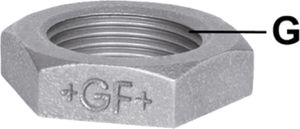 Gegenmutter +GF+ 310 verzinkt