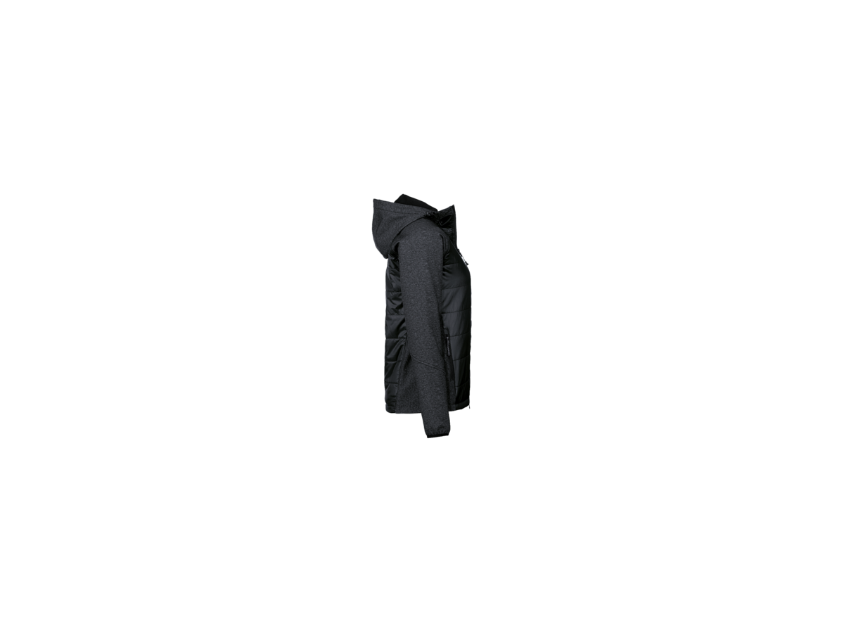 Damen-Hybridjacke Maryland S schwarz - Polyamid, Polyester, Elasthan