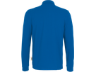 Longsleeve-Poloshirt Perf. M royalblau - 50% Baumwolle, 50% Polyester, 220 g/m²