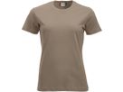 CLIQUE New Classic T-Ladies Caffe Gr.S - 100% Baumw. 160 g/m², T Ladies