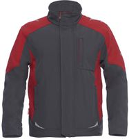 Galaxy Softshell Jacke Gr. L - anthrazit/tomatenrot, 100% Polyester