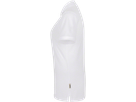 Damen-Poloshirt Top Gr. 5XL, weiss - 100% Baumwolle, 200 g/m²