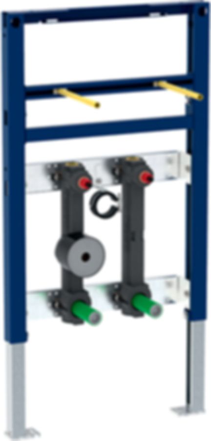 Geberit Duofix Element für Wascht.82-98 - Standarmatur, mit zwei Wasserzählerstr.