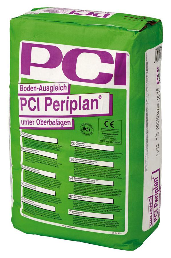 PCI-Periplan, Boden-Ausgleich - unter Oberbelägen