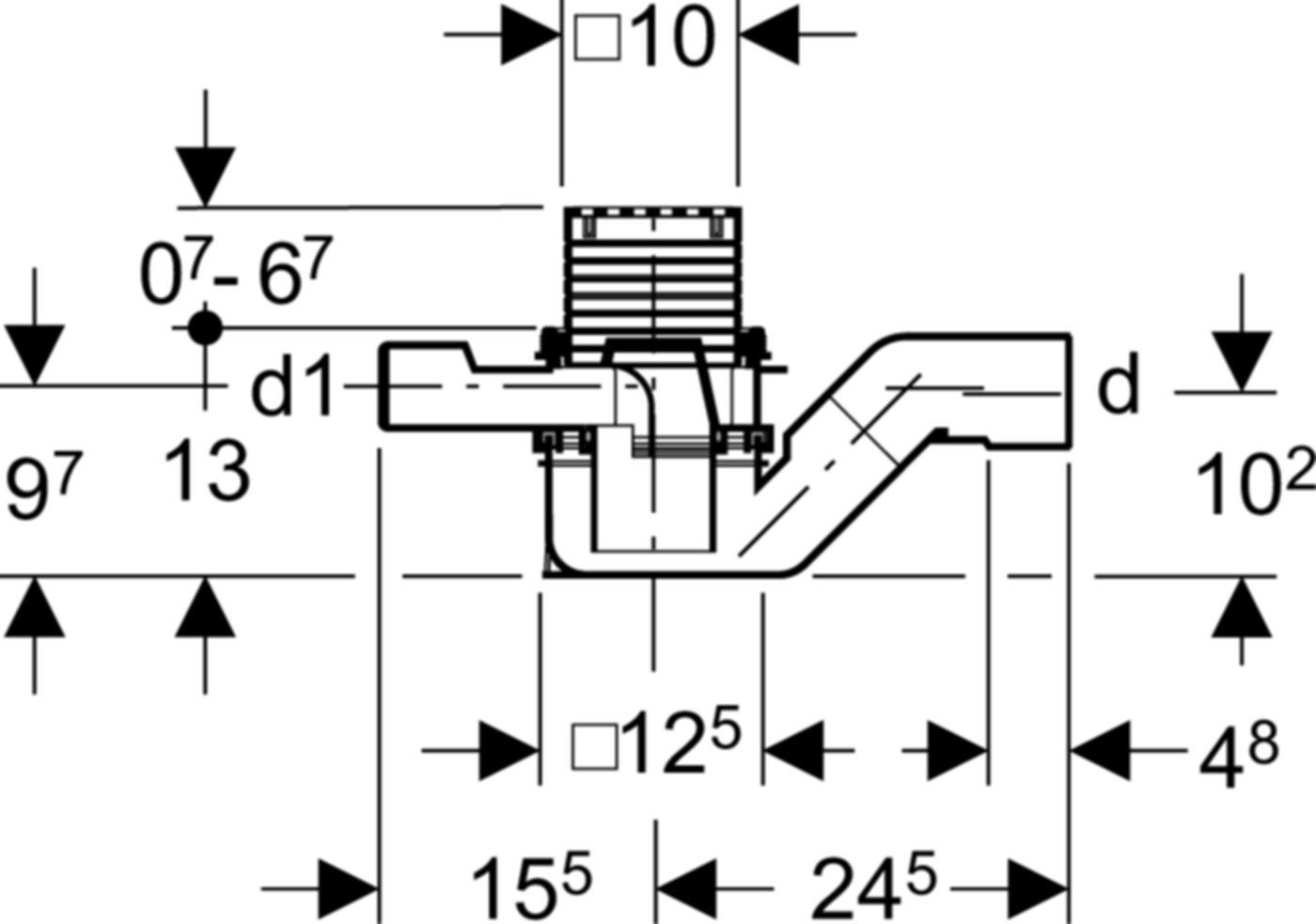 Geberit Bodenablauf CASA