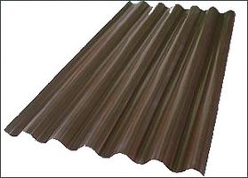 Wellblech vorlackiert braun 76/18