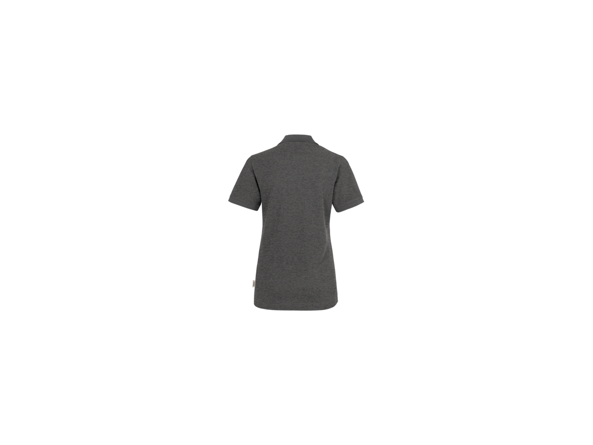 Damen-Poloshirt Perf. 5XL anth. mel. - 50% Baumwolle, 50% Polyester, 200 g/m²
