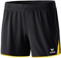 Erima 5-CUBES Damen Shorts Gr. 38 - schwarz-gelb
