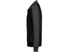 Sweatjacke Contr. Perf. M schwarz/anth. - 50% Baumwolle, 50% Polyester, 300 g/m²
