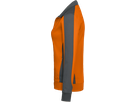 Damen-Sw.jacke Co. Perf. M orange/anth. - 50% Baumwolle, 50% Polyester, 300 g/m²