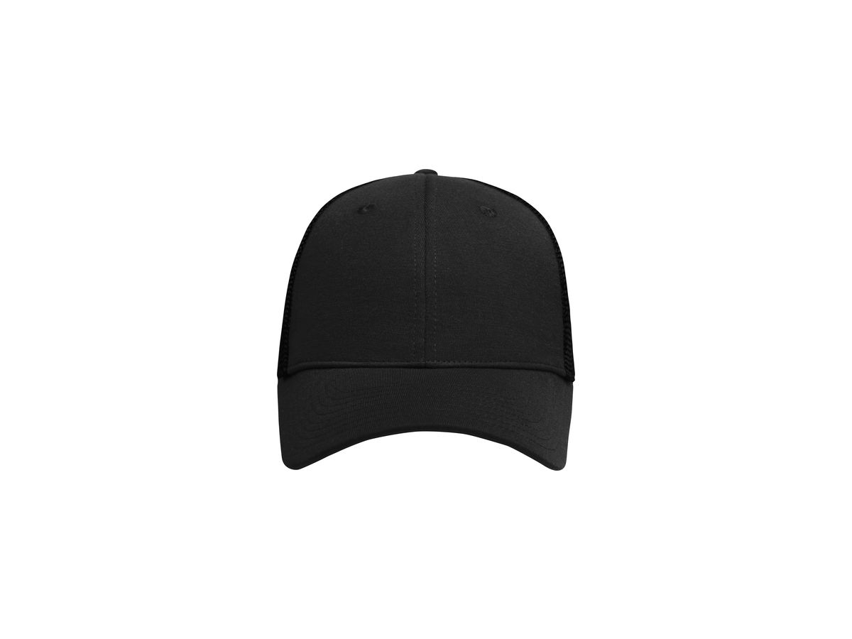 Myrtle Beach 6-Panel Elastic Mesh Cap - MB6215 Black/Black, Gr. L/XL