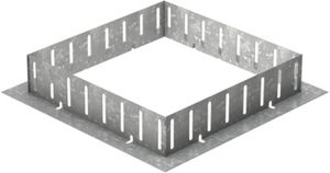 Kies-Rahmen CNS, 280x280x60 mm