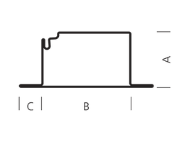 Profilstahlrohr Forster Nr.  32.892 - 50/80/20/1.5 mm