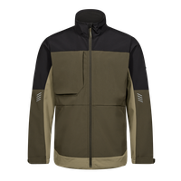 ENTIRE Softshelljacke Gr. 2XL - Forest Green/Schwarz