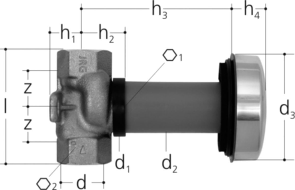 UP-Ventile LegioStop - Unterputz-Geradsitzventil