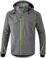 Softshell Jacket Erima Function - grau melange-green gecko