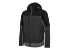 ENTIRE Shelljacke Gr. XL - Anthrazitgrau/Schwarz
