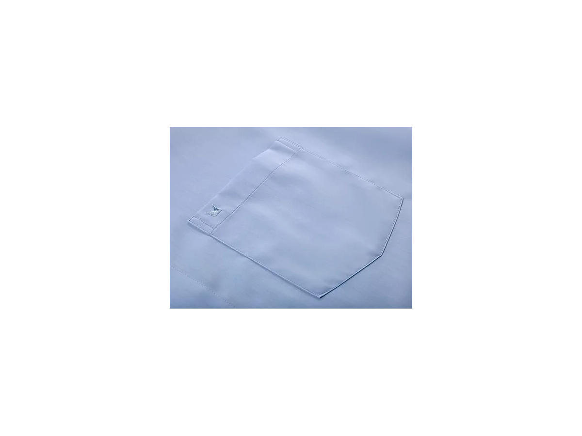 Herren Hemd langarm Grösse 42 (L) - 1000-hellblau Smellproof-Stretch.-Kragen