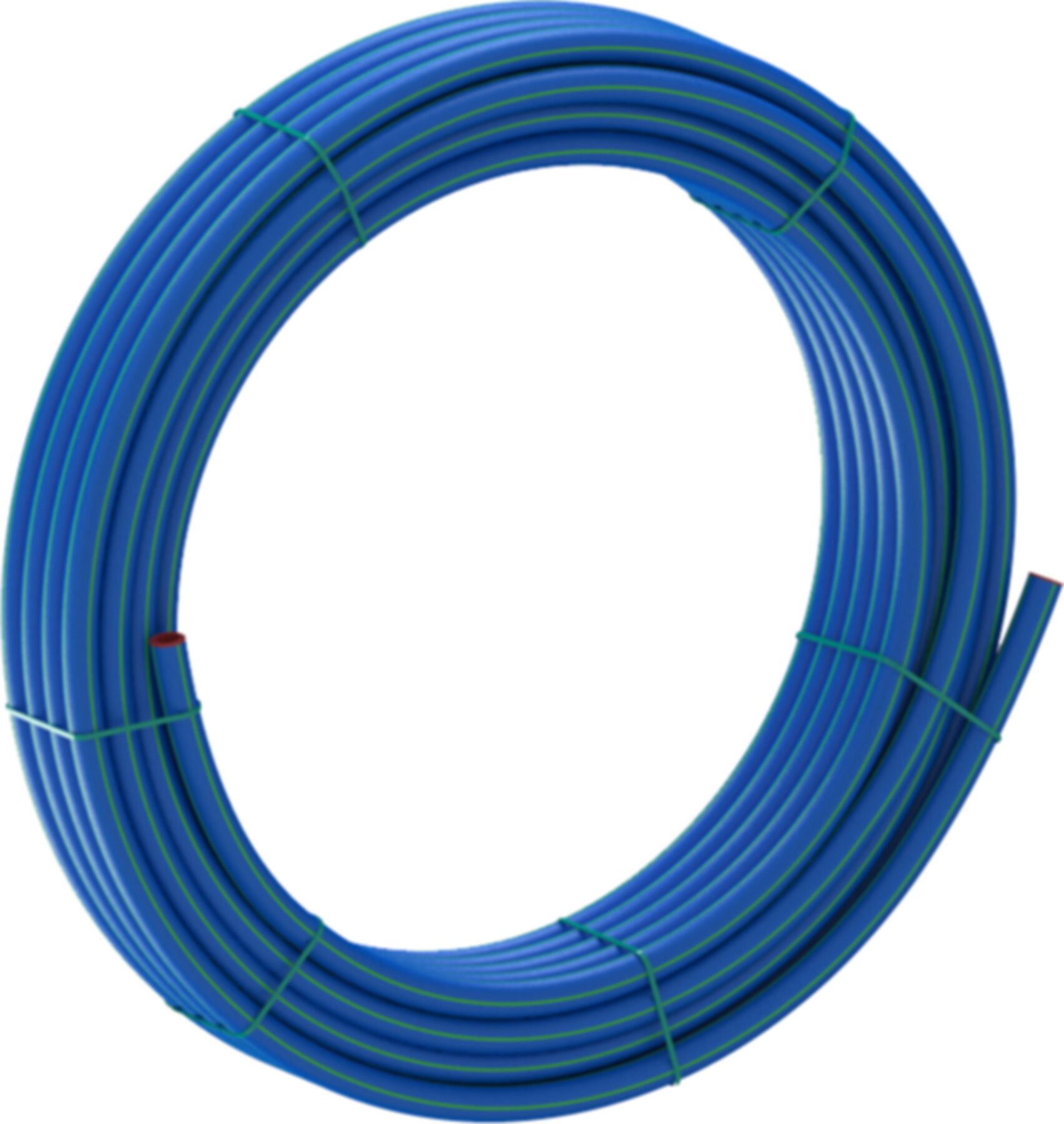 GEROfit Druckrohre mit Schutzmantel - PE100/S5/ND16 blau Rollen