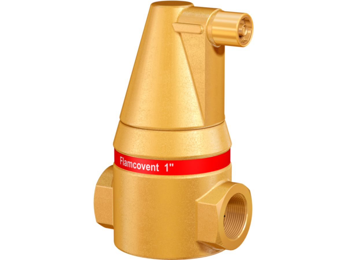 Flamcovent Absorptions-Luftabscheider - Gehäuse aus Stahl, mit Innengewinde
