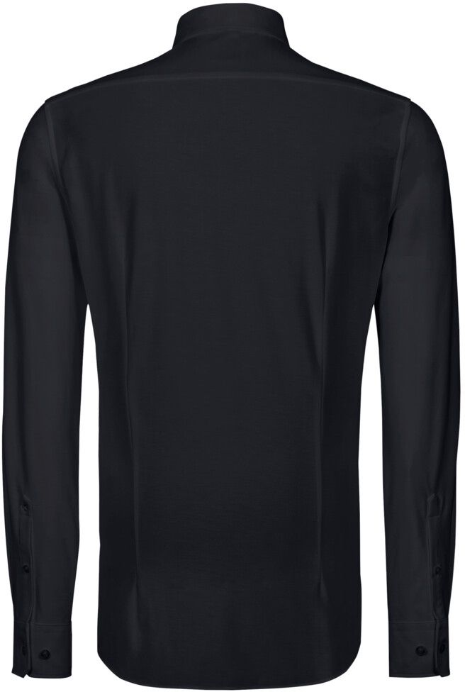 Hemd Natural Stretch Regular, Gr. 3XL - schwarz, 57% CO / 43% PES