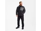 ENTIRE Steppjacke Gr. XL - Schwarz/Anthrazit Grau