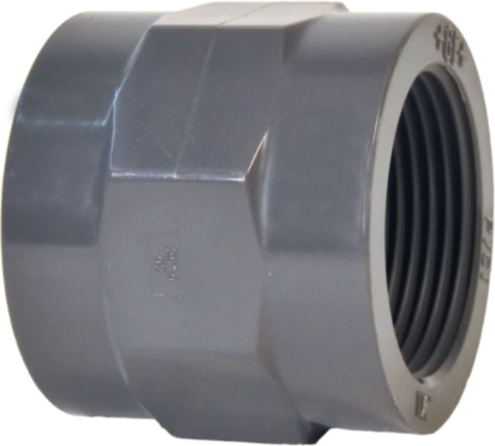 Muffe PVC-U Rp - mit Zylindrischem Rohr IG