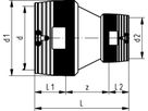 Reduktion PE100 S-5 SDR 11 PN ELGEF - 10 bar Gas / 16 bar Wasser