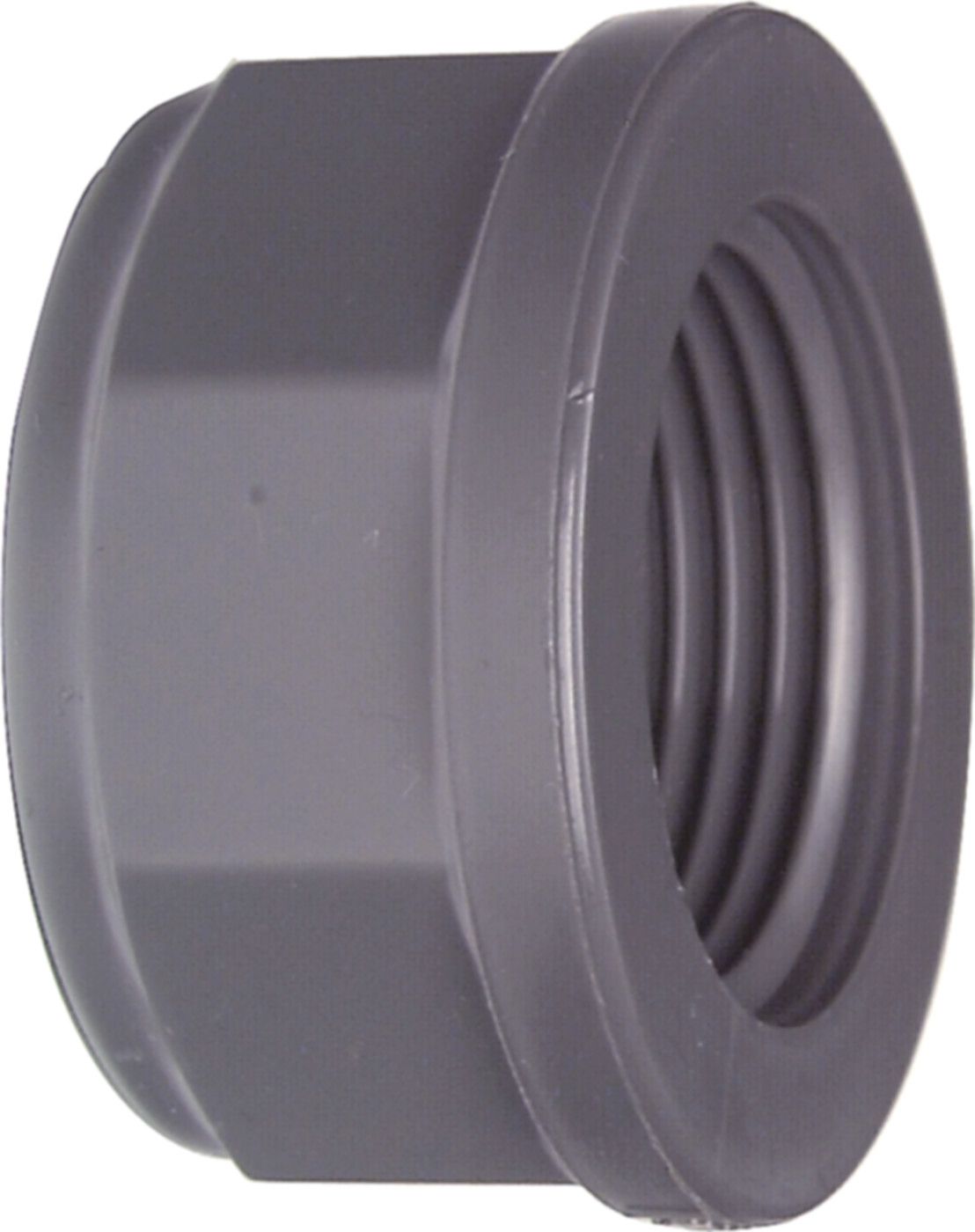 Kappe PVC-U Rp - mit zylindrischem Rohr IG