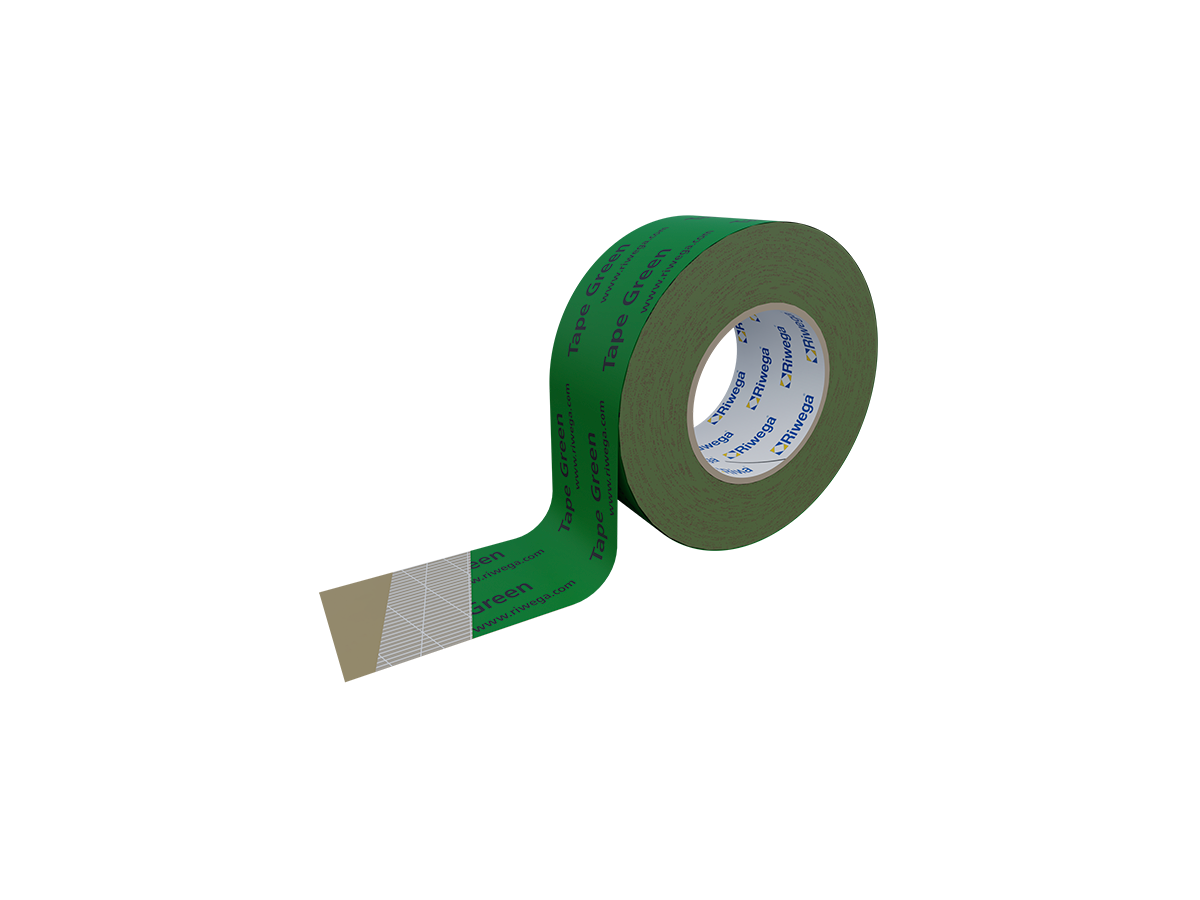 Riwega USB Tape Green 50 mm, ruban - adhésif 25 m/rouleau (12 unité/carton)