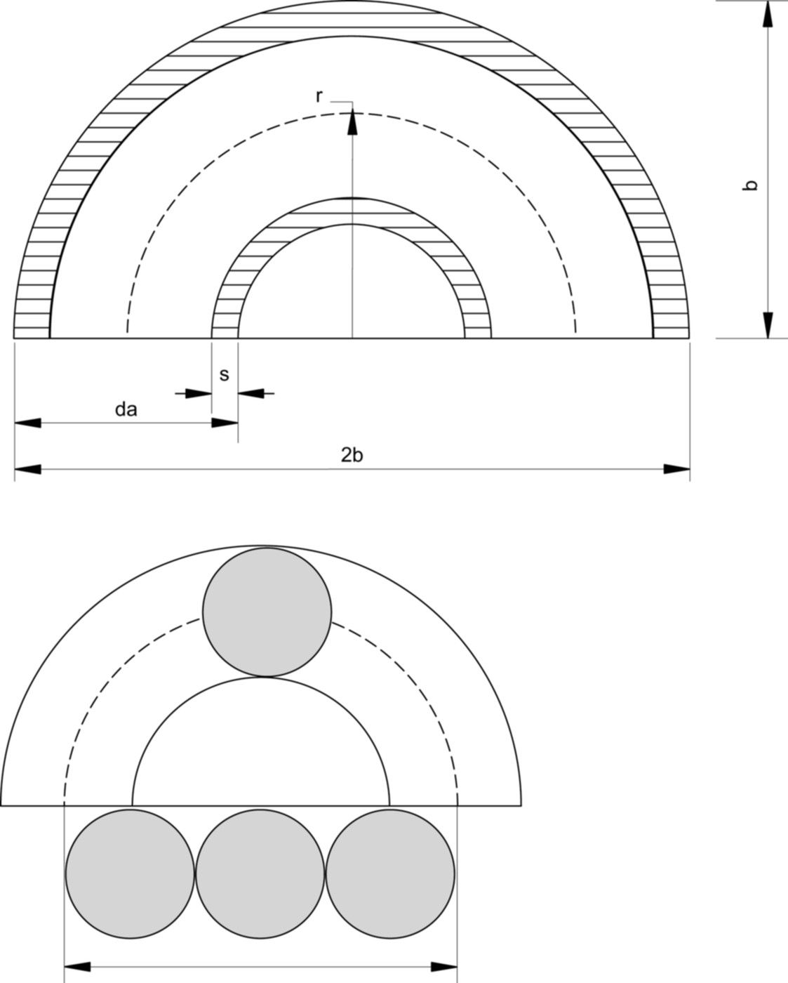 Siederohrbogen nahtlos 3d 180° - EN 10253-1 S235