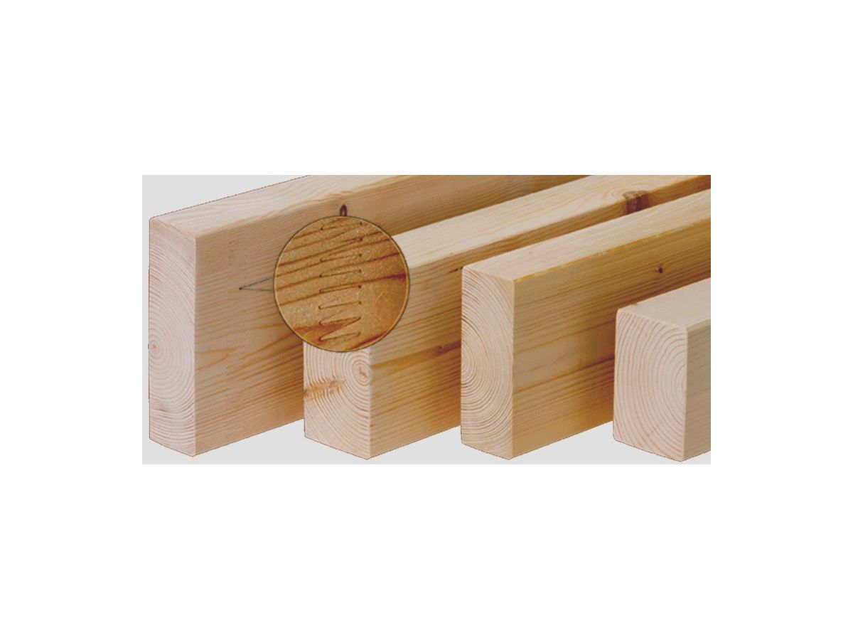 Holz Latte keilgezinkt 27/50 mm - Länge: 500 cm, Fichte gehobelt