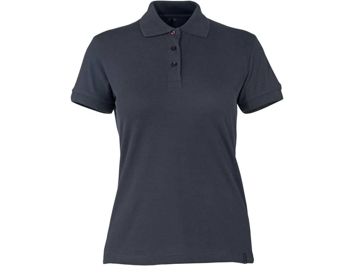 Samos Damen Polo-Shirt schwarzblau Gr.XS - 98% Baumwolle / 5% Elasthan
