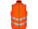 Safety Steppweste Gr. XS - orange/anthrazit grau