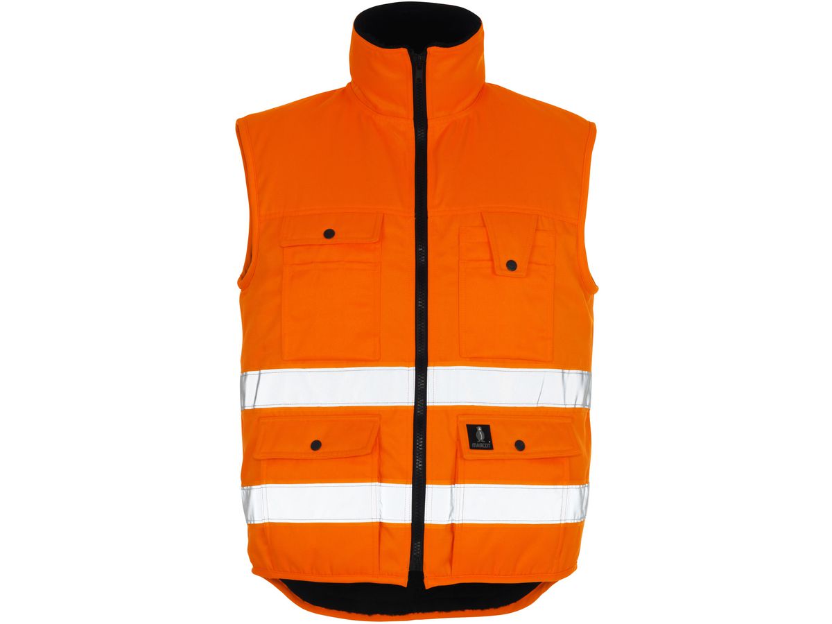 Sölden Weste orange fluoreszier. Gr. S - 80% Polyester / 20% Baumwolle 300 g/m²